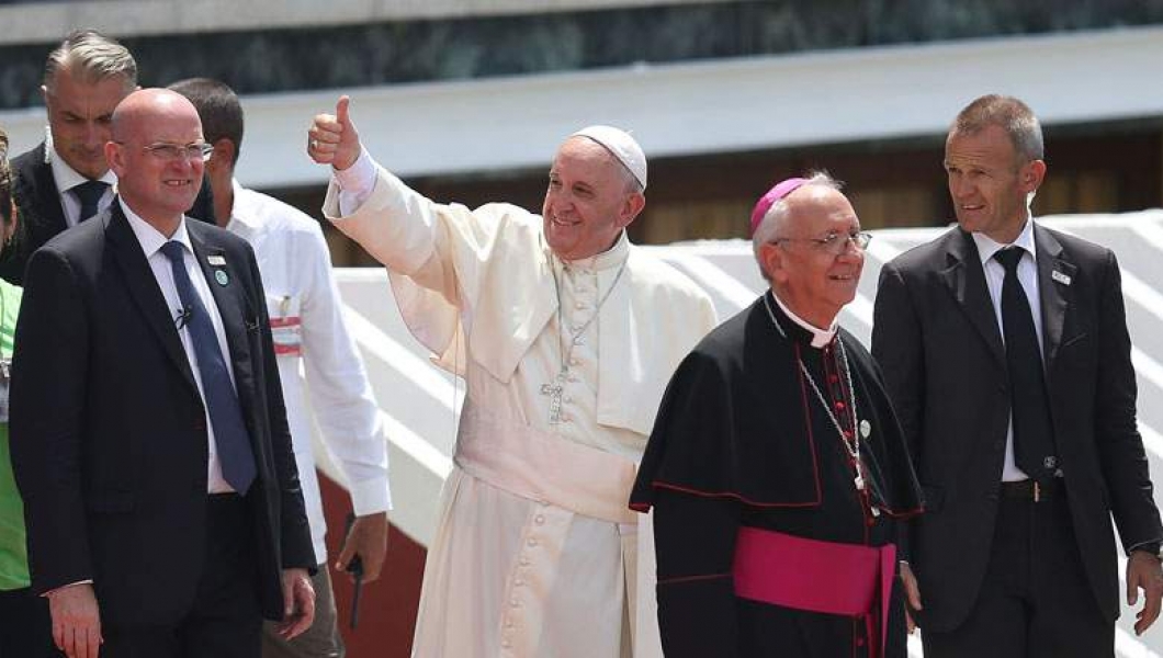 The Pope embraces charity PR The Pope embraces charity PR