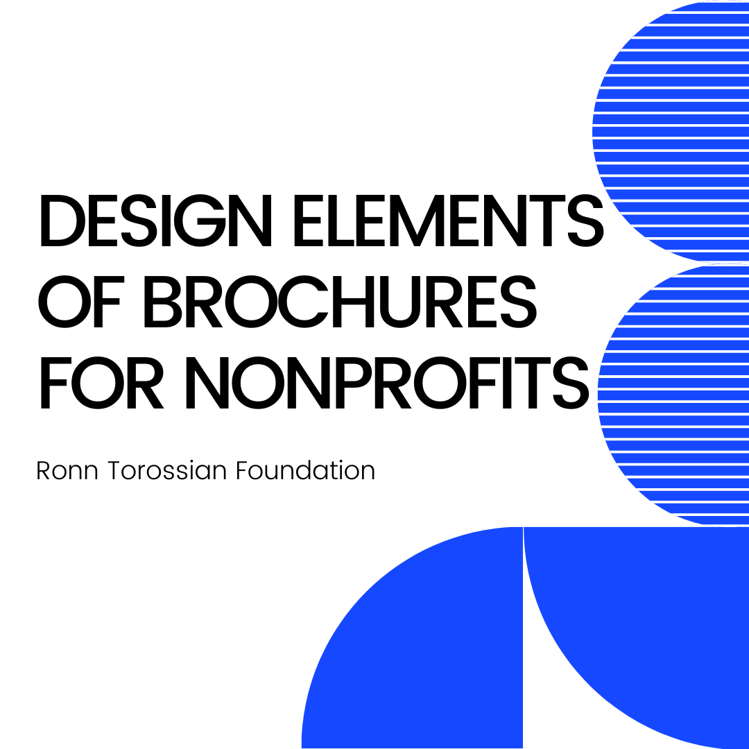 Design Elements of Brochures for Nonprofits