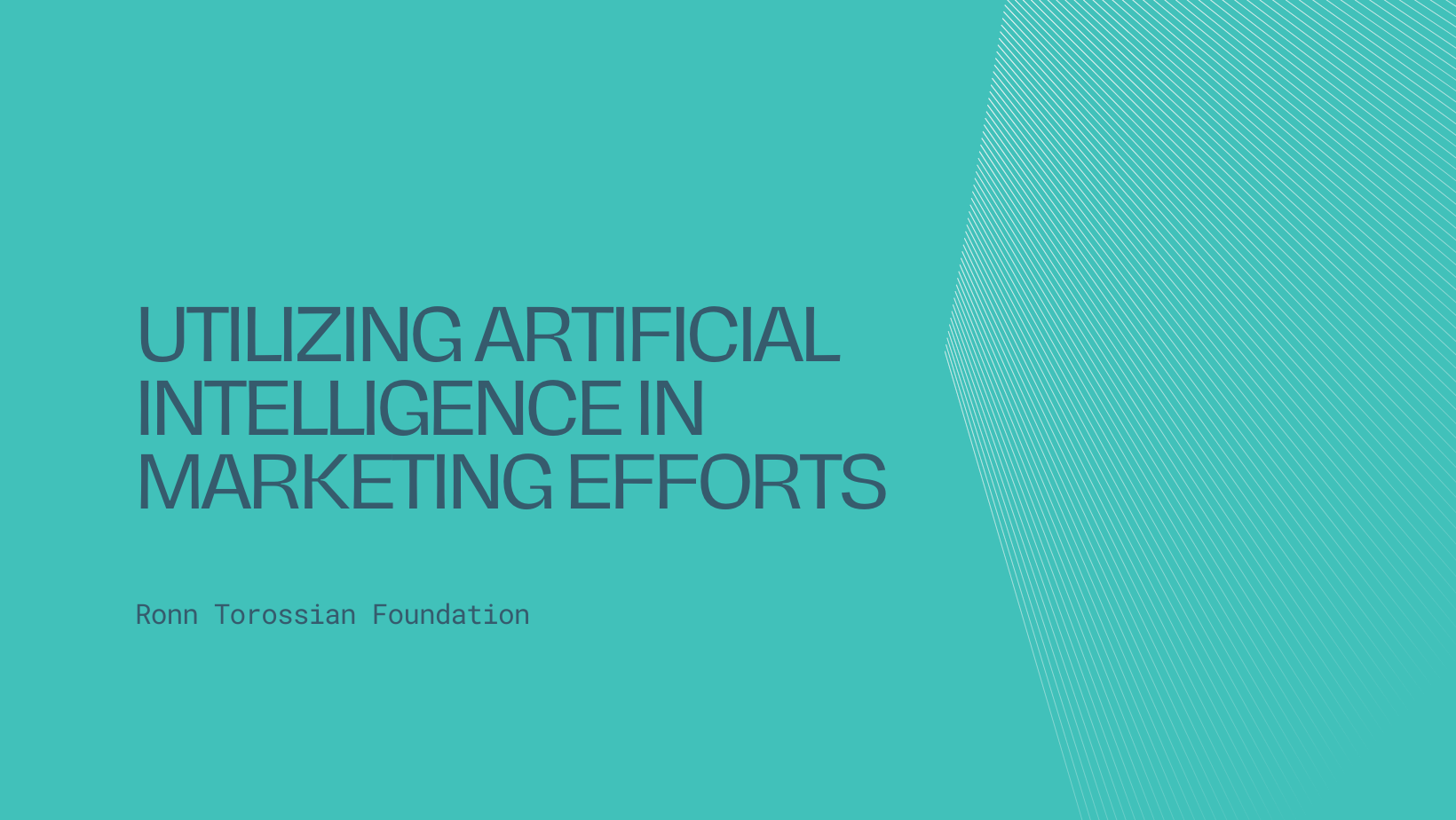 Utilizing Artificial Intelligence in Marketing Efforts
